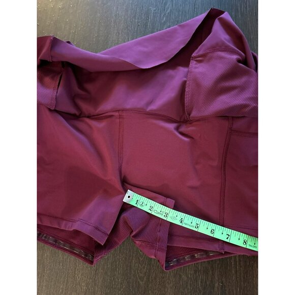 Athleta Burgundy Momentum Tiered Tennis Athletic Performance Skort Size M - Picture 8 of 9